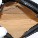 GUCCI Shoulder Bag Leather Black Gold Auth sw564-11