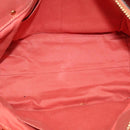 Chloe Angie Hand Bag Leather 2way Pink Gold Auth sw569-11