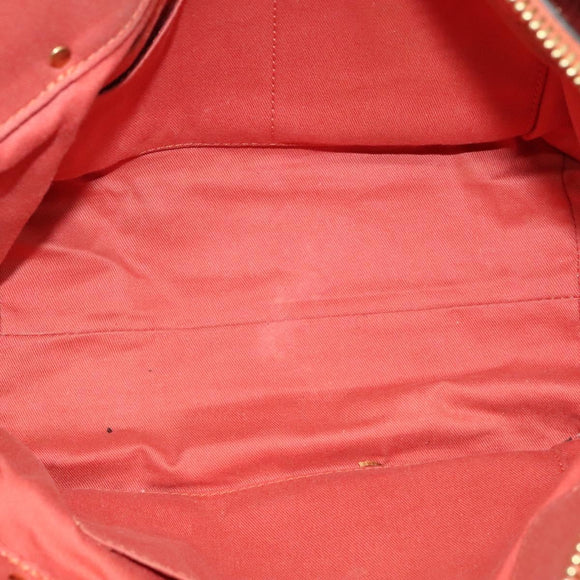 Chloe Angie Hand Bag Leather 2way Pink Gold Auth sw569