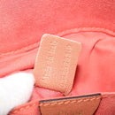 Chloe Angie Hand Bag Leather 2way Pink Gold Auth sw569-12