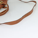 Chloe Angie Hand Bag Leather 2way Pink Gold Auth sw569-9