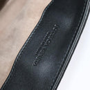 BOTTEGA VENETA Chain Shoulder Bag Cotton Black Gold Auth sw586-20