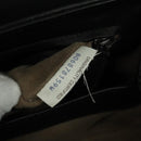 BOTTEGA VENETA Chain Shoulder Bag Cotton Black Gold Auth sw586-11