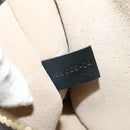 Chloe Curtis Shoulder Bag Suede Black Gold Auth sw587-12