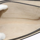 Chloe Fay Shoulder Bag Suede Leather Gray Gold Auth sw588-16