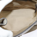 Chloe Fay Shoulder Bag Suede Leather Gray Gold Auth sw589-15