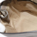 Chloe Fay Shoulder Bag Suede Leather Gray Gold Auth sw589-17