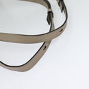 Chloe Fay Shoulder Bag Suede Leather Gray Gold Auth sw589-7