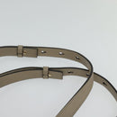 Chloe Fay Shoulder Bag Suede Leather Gray Gold Auth sw589-8