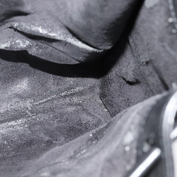 GUCCI Shoulder Bag Suede Black Auth sw595