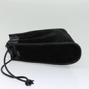 GUCCI Shoulder Bag Suede Black Auth sw595-3