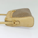 GUCCI Micro GG Supreme Shoulder Bag PVC Beige Gold Auth sw596-3