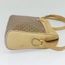 GUCCI Micro GG Supreme Shoulder Bag PVC Beige Gold Auth sw596-4