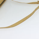 GUCCI Micro GG Supreme Shoulder Bag PVC Beige Gold Auth sw596-7