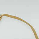 GUCCI Micro GG Supreme Shoulder Bag PVC Beige Gold Auth sw596-8