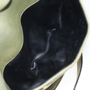 Salvatore Ferragamo Shoulder Bag Leather Green Gold Auth sw600-20