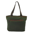 PRADA Shoulder Bag Nylon Khaki Silver Auth sw603-2