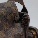 LOUIS VUITTON Damier Ebene Reporter Melville Shoulder Bag N51126 LV Auth sw611-15