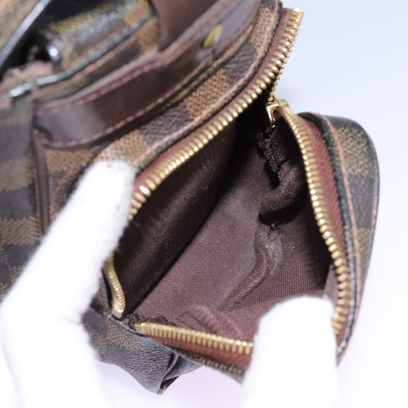 LOUIS VUITTON Damier Ebene Reporter Melville Shoulder Bag N51126 LV Auth sw611