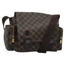 LOUIS VUITTON Damier Ebene Reporter Melville Shoulder Bag N51126 LV Auth sw611-1