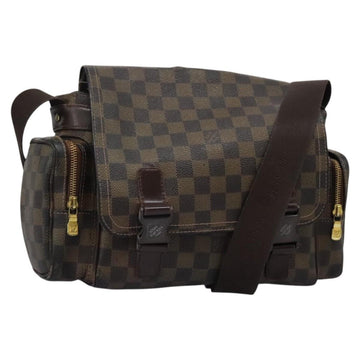 LOUIS VUITTON Damier Ebene Reporter Melville Shoulder Bag N51126 LV Auth sw611