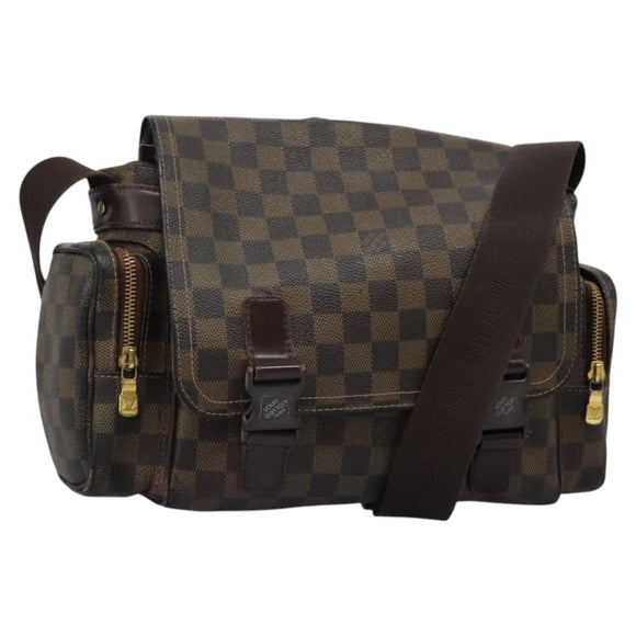 LOUIS VUITTON Damier Ebene Reporter Melville Shoulder Bag N51126 LV Auth sw611