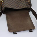 LOUIS VUITTON Damier Ebene Reporter Melville Shoulder Bag N51126 LV Auth sw611-22
