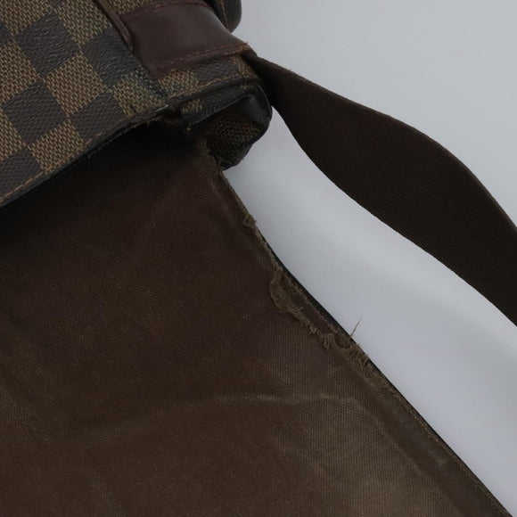 LOUIS VUITTON Damier Ebene Reporter Melville Shoulder Bag N51126 LV Auth sw611