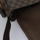 LOUIS VUITTON Damier Ebene Reporter Melville Shoulder Bag N51126 LV Auth sw611-26