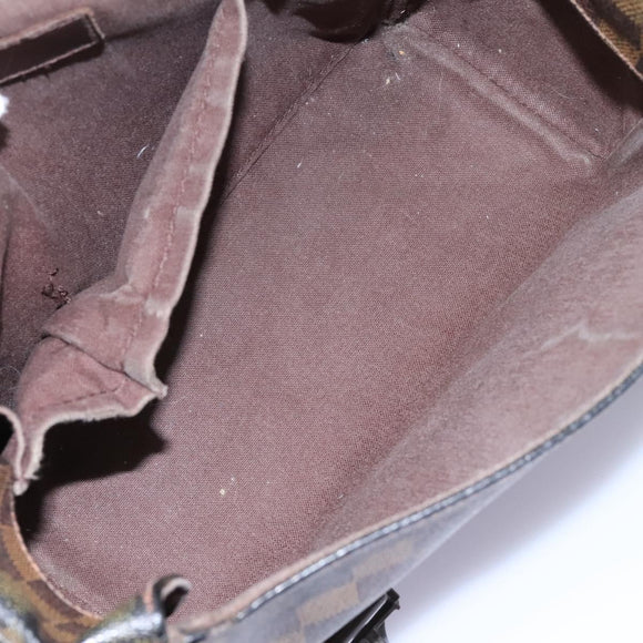 LOUIS VUITTON Damier Ebene Reporter Melville Shoulder Bag N51126 LV Auth sw611