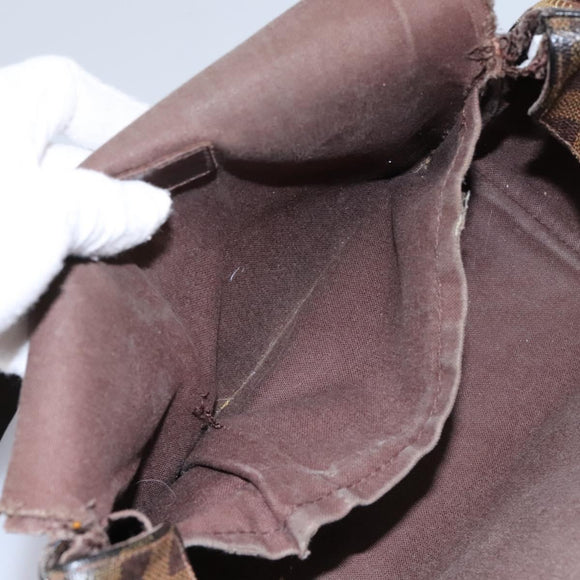 LOUIS VUITTON Damier Ebene Reporter Melville Shoulder Bag N51126 LV Auth sw611