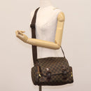 LOUIS VUITTON Damier Ebene Reporter Melville Shoulder Bag N51126 LV Auth sw611-33