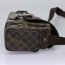LOUIS VUITTON Damier Ebene Reporter Melville Shoulder Bag N51126 LV Auth sw611-5