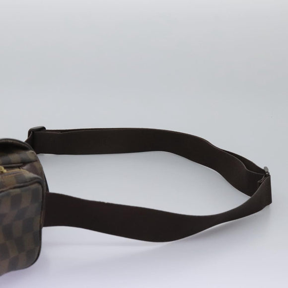 LOUIS VUITTON Damier Ebene Reporter Melville Shoulder Bag N51126 LV Auth sw611