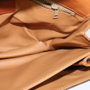 CELINE Macadam Canvas Shoulder Bag PVC Leather Brown Gold Auth sw616-18