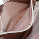 Burberrys Nova Check Shoulder Bag Canvas Beige Gold Auth sw618-20