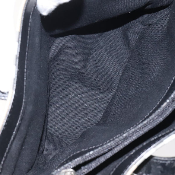 BURBERRY Nova Check Hand Bag PVC Beige Auth sw619