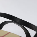 BURBERRY Nova Check Hand Bag PVC Beige Auth sw619-7