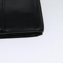 SAINT LAURENT Shoulder Bag Leather Black Silver Auth sw623-16