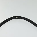 SAINT LAURENT Shoulder Bag Leather Black Silver Auth sw623-8