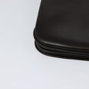 BALLY Shoulder Bag Leather Brown Gold Auth sw625-15