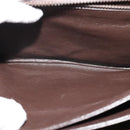 BALLY Shoulder Bag Leather Brown Gold Auth sw625-12