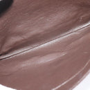 BALLY Shoulder Bag Leather Brown Gold Auth sw625-21