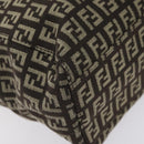 FENDI Zucchino Canvas Tote Bag Brown Auth sw629-14