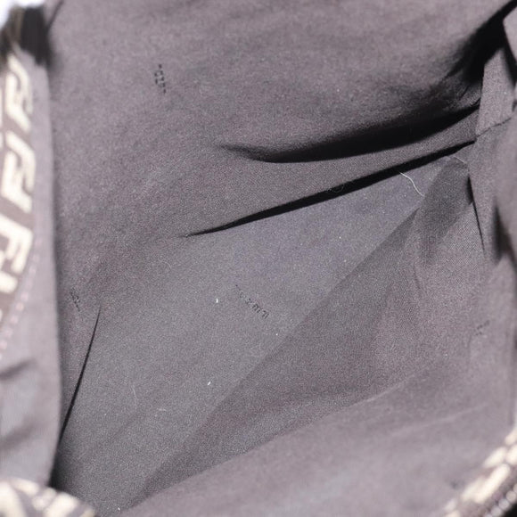 FENDI Zucchino Canvas Tote Bag Brown Auth sw629