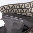 FENDI Zucchino Canvas Tote Bag Brown Auth sw629-12