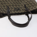 FENDI Zucchino Canvas Tote Bag Brown Auth sw629-7
