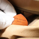 CELINE Macadam Canvas Shoulder Bag PVC Leather Brown Gold Auth sw634-22