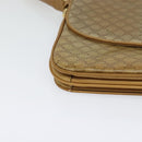 CELINE Macadam Canvas Shoulder Bag PVC Beige Gold Auth sw637-14