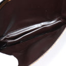 CELINE Macadam Canvas Shoulder Bag PVC Beige Gold Auth sw637-22